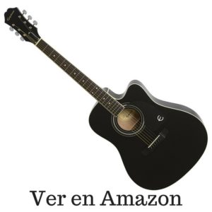 mejores guitarras electroacústicas baratas epiphone ft-100ce