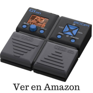 mejores pedales de efecto para guitarra zoom g1on