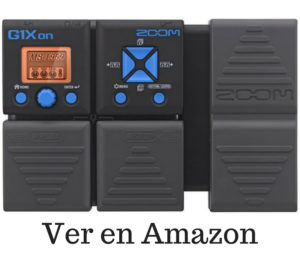 mejores pedales de efecto para guitarra zoom g1xon g1x