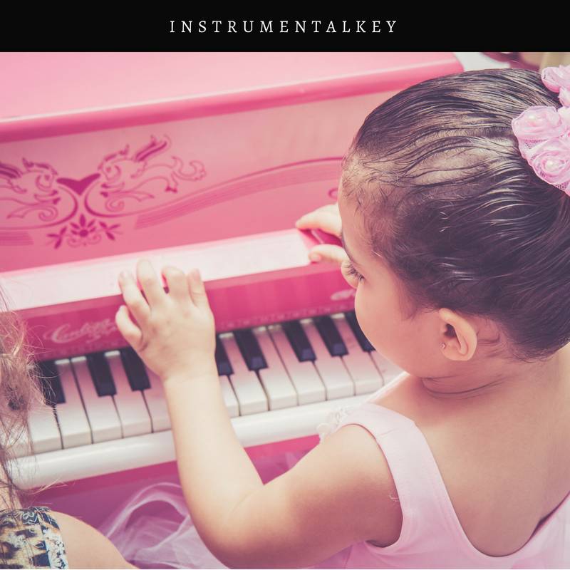 piano rosado para niñas